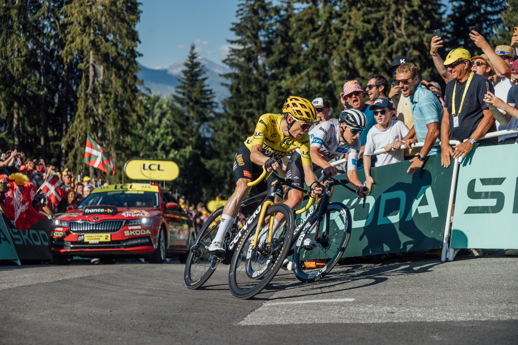 Impresionantes fotos de la decimoquinta etapa del Tour de Francia 2023, desde Les Gets Les Portes du Soleil hasta Saint-Gervais Mont Blanc