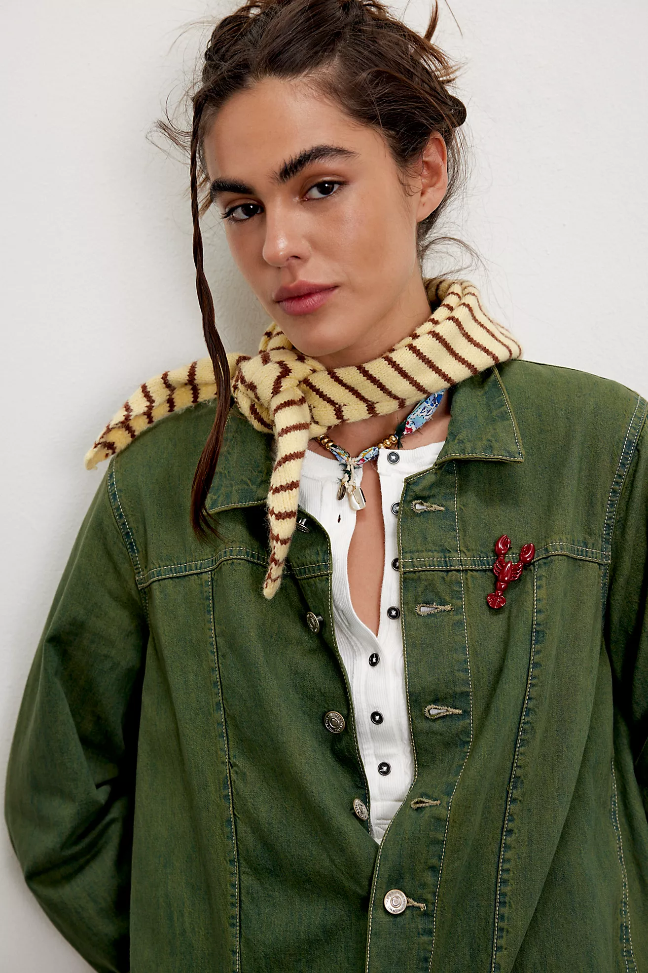 Essential Triangle Striped Scarf
