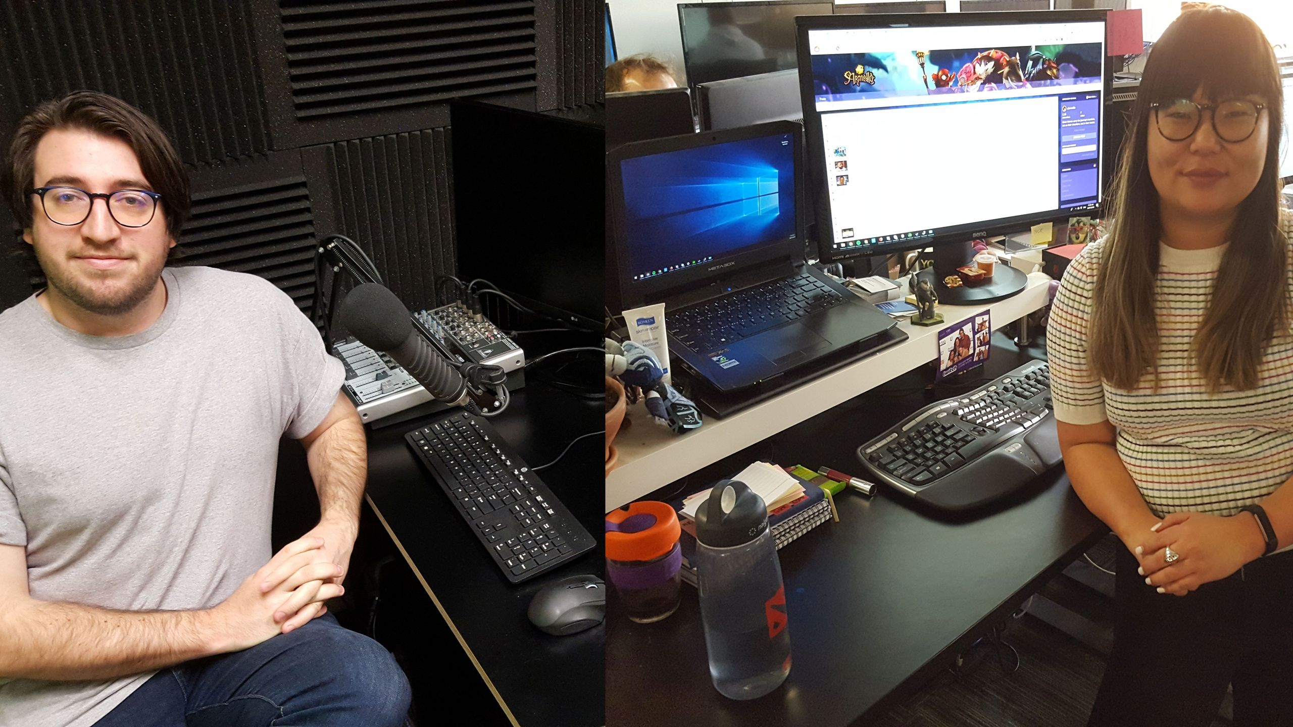 Darcy Righello Show us your rig: Lisy and Darcy of Armello creators League of Geeks ...