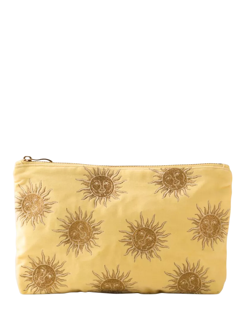 Elizabeth Scarlett Sun Goddess Pouch, Butter Yellow