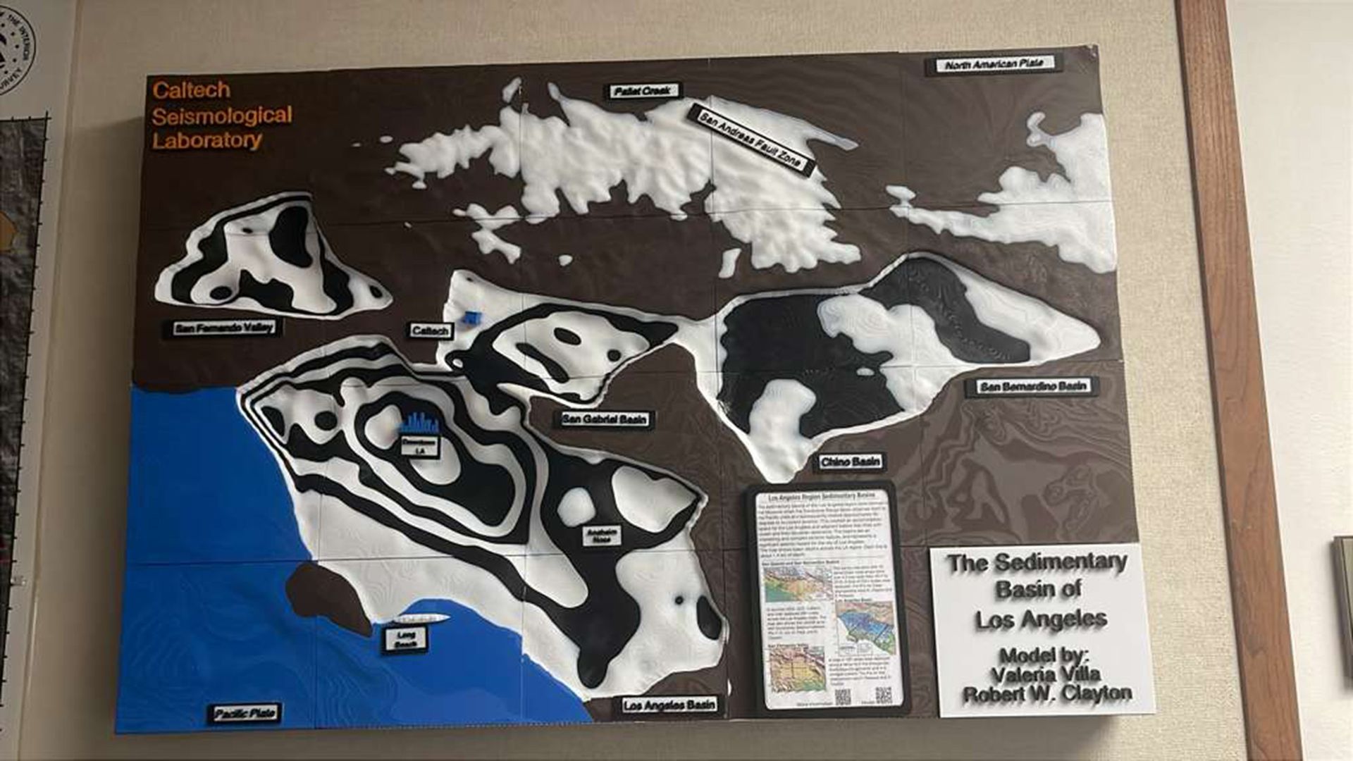 A 3D printed model of the LA Basin.