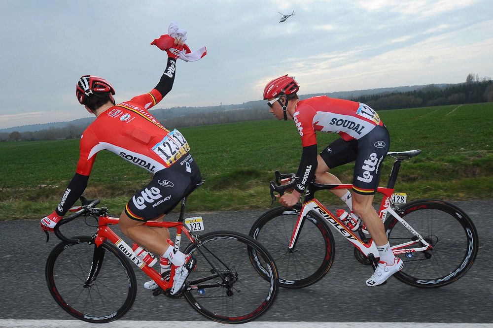 Lotto's Thomas de Gendt and Tim Wellens.