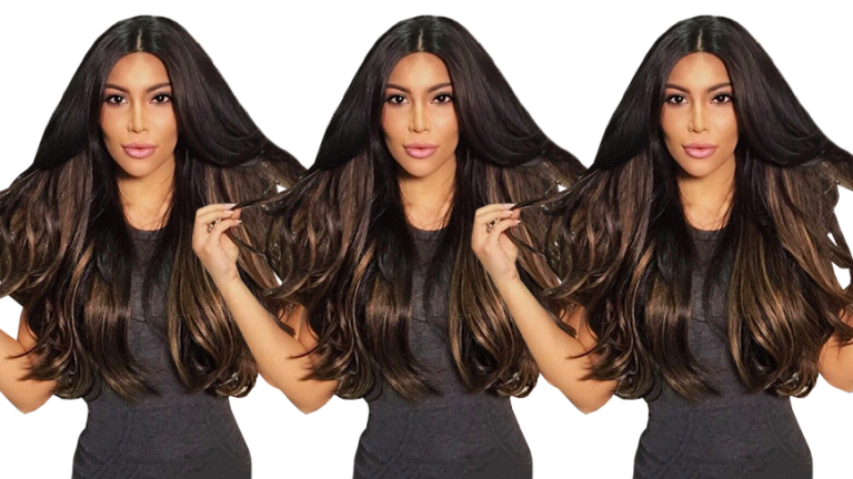Kim Kardashian lookalike