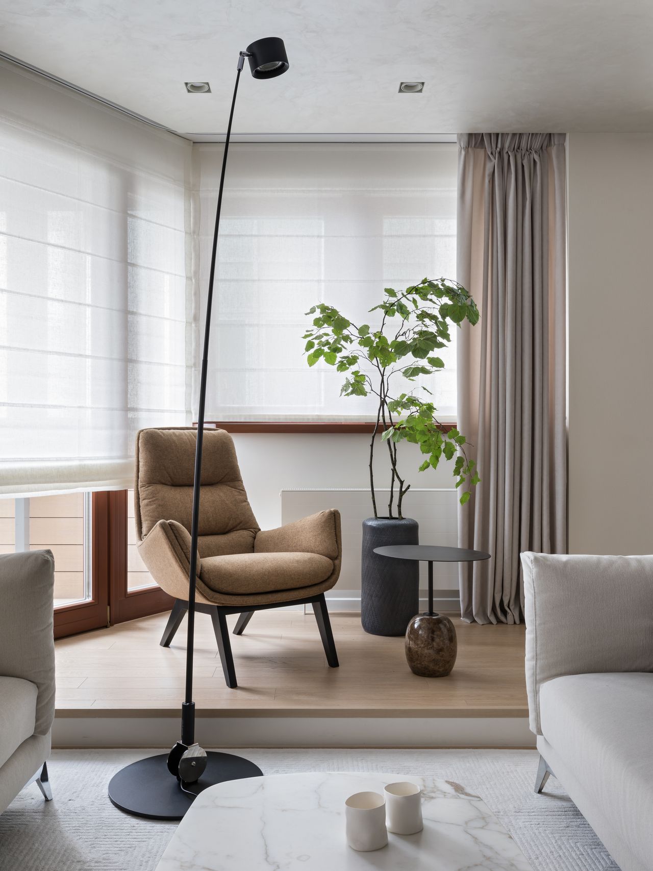 How to hide curtain rod brackets for a seamless finish Livingetc