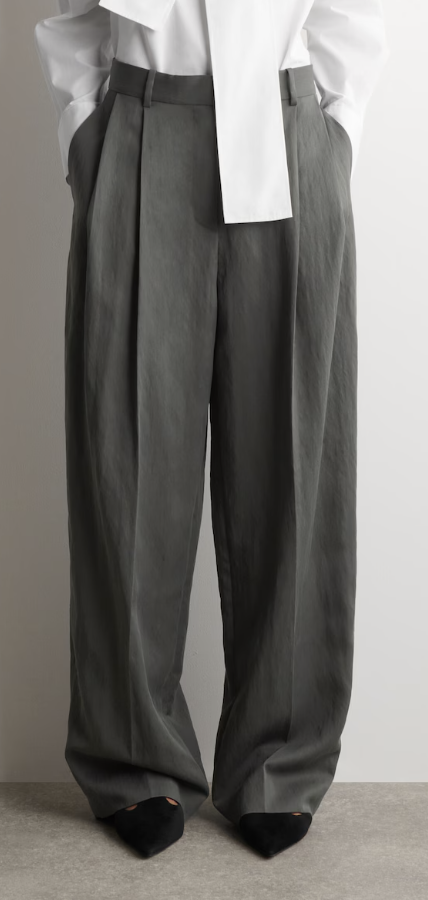 Cos, Relaxed Fluid Wide-Leg Pants