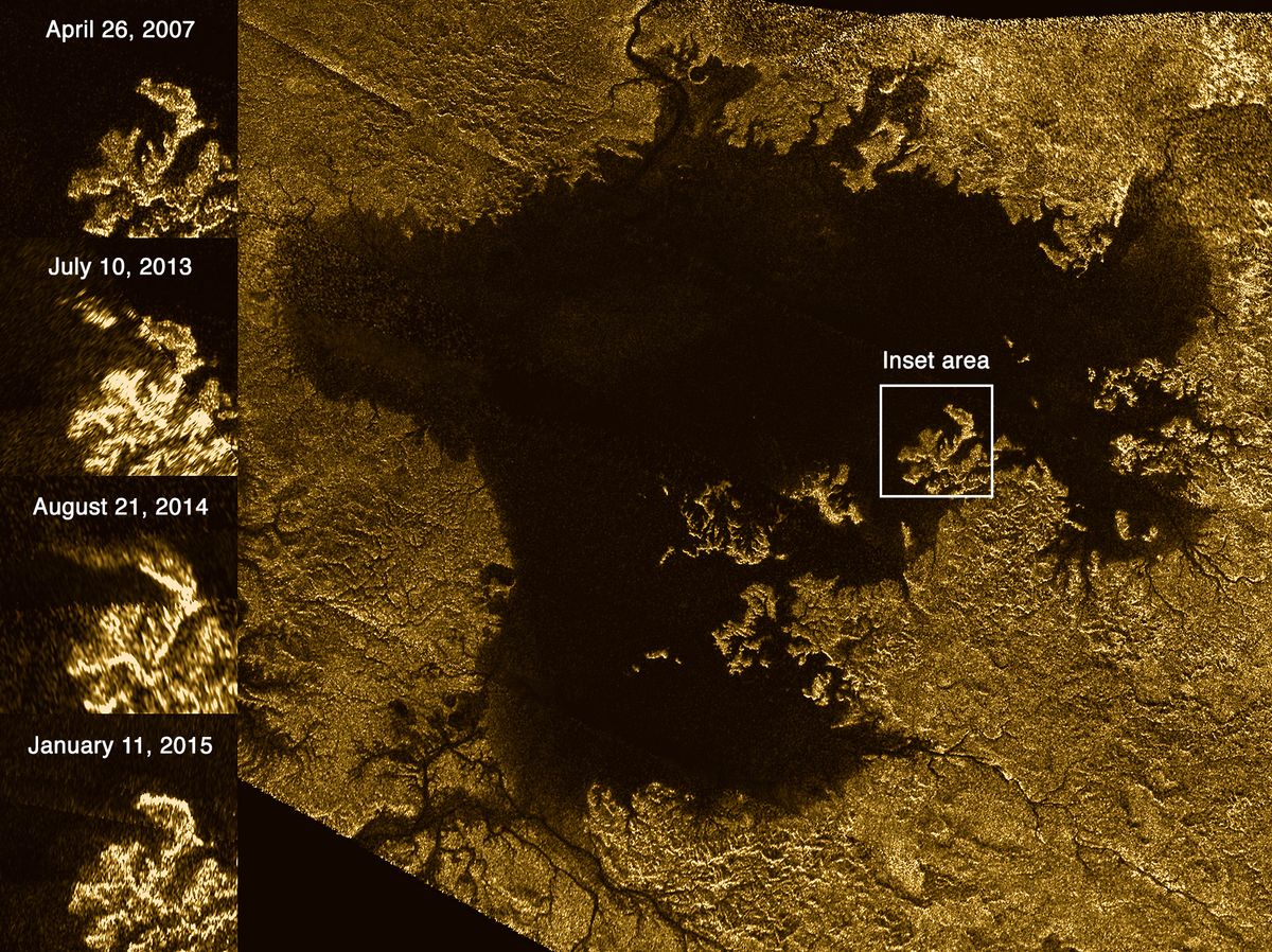 Titan's Trick Explained: 'Magic Islands' on Saturn Moon May Be Bubbles | Space