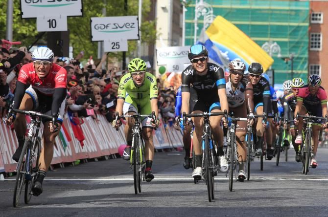 Marcel Kittel (Giant Shimano) wins stage 3 in Dublin