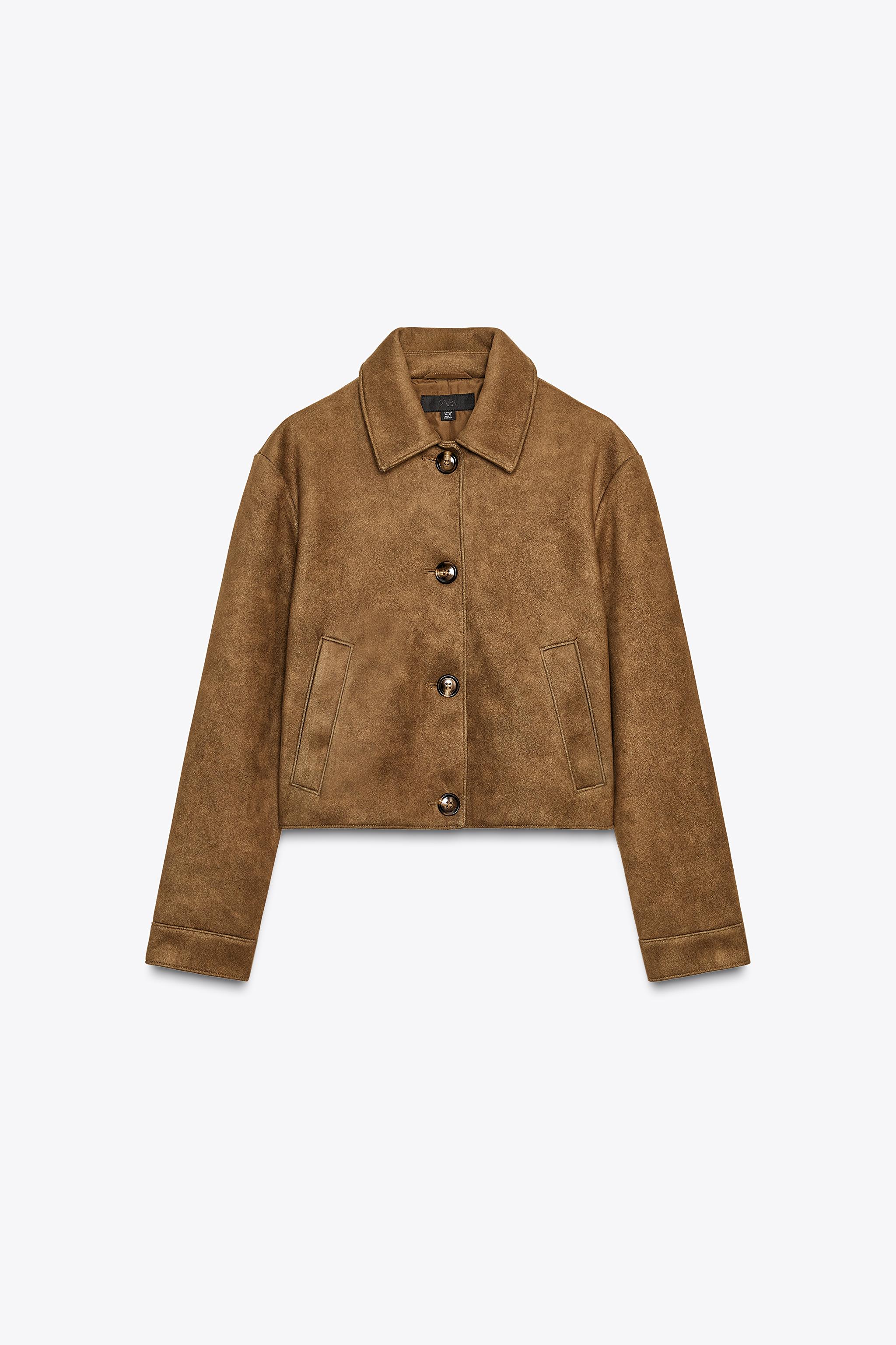 Faux Suede Jacket