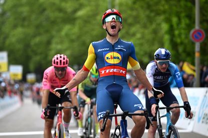 Thibau Nys wins at the Tour de Suisse