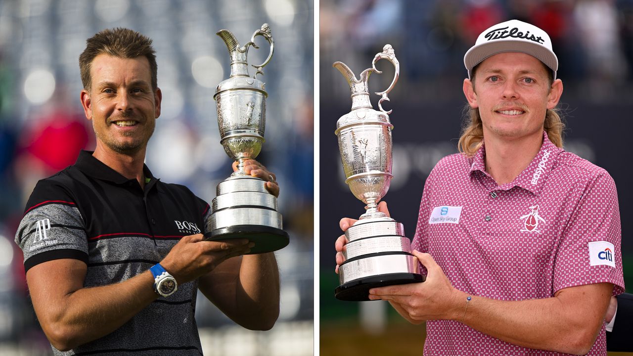 Henrik Stenson (L) and Cameron Smith (R)