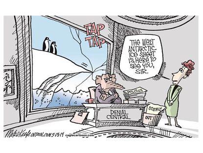 Political cartoon Republicans climate change