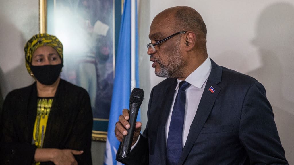 Haitian Prime Minister Ariel Henry.