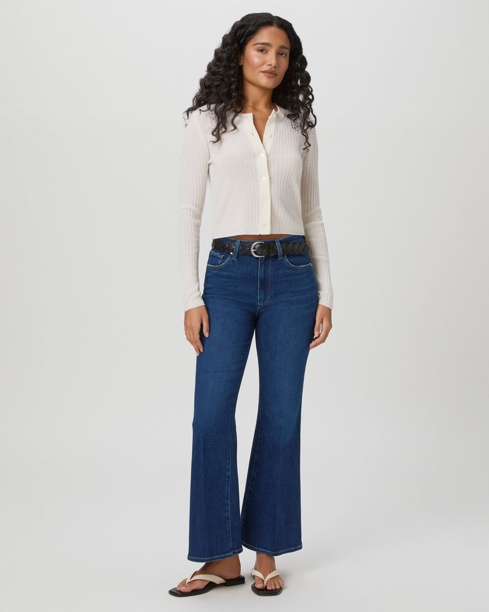 Paige, Marlow Skimmer Flare Jean