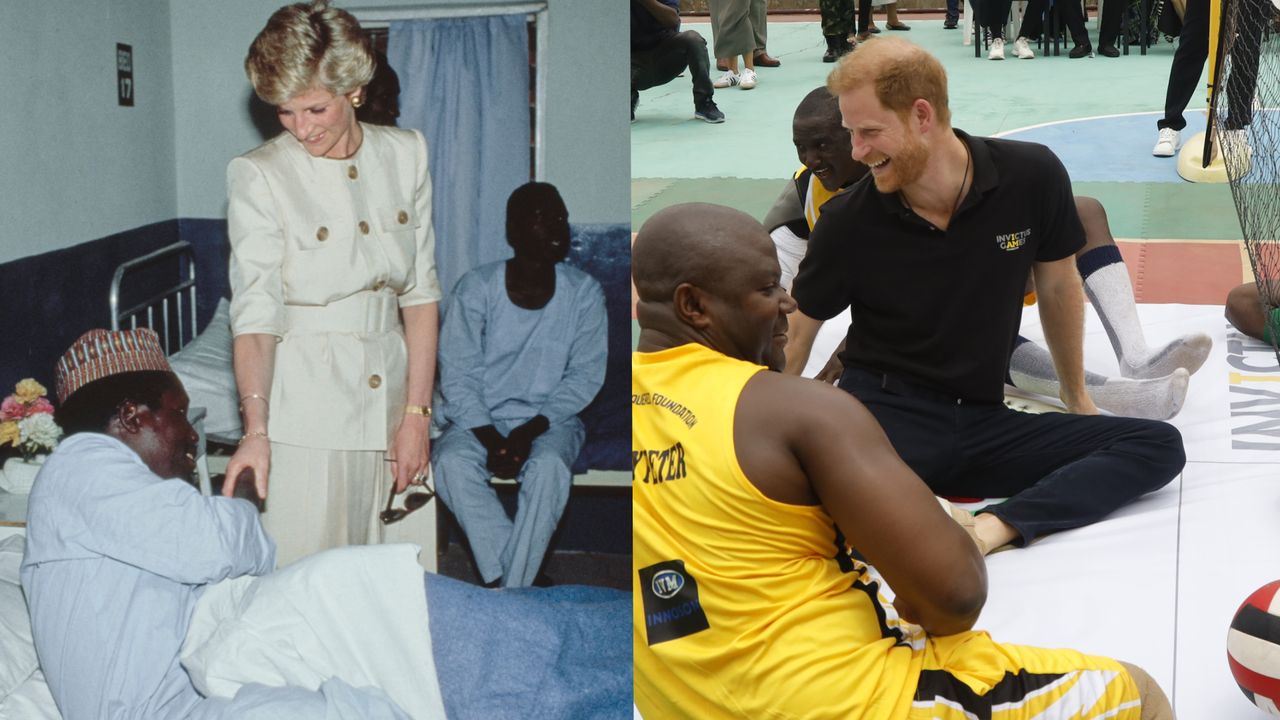 Prince Harry Takes After His Mom Princess Diana While Visiting Wounded Nigerian Soldier