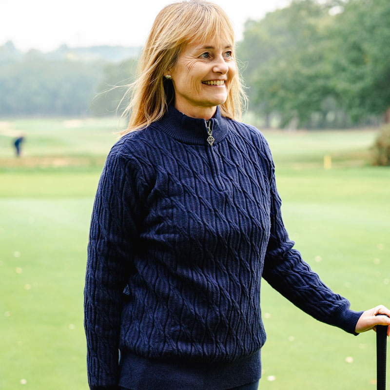 Pure Golf Sorrell Lined Jumper
