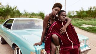 (L-R) Jodie Turner-Smith as Angela "Queen" Johnson and Daniel Kaluuya as Ernest "Slim" Hines in "Queen & Slim" now streaming on Netflix