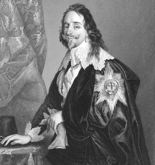 King Charles I led the royalists in the English Civil War and was executed near its end.