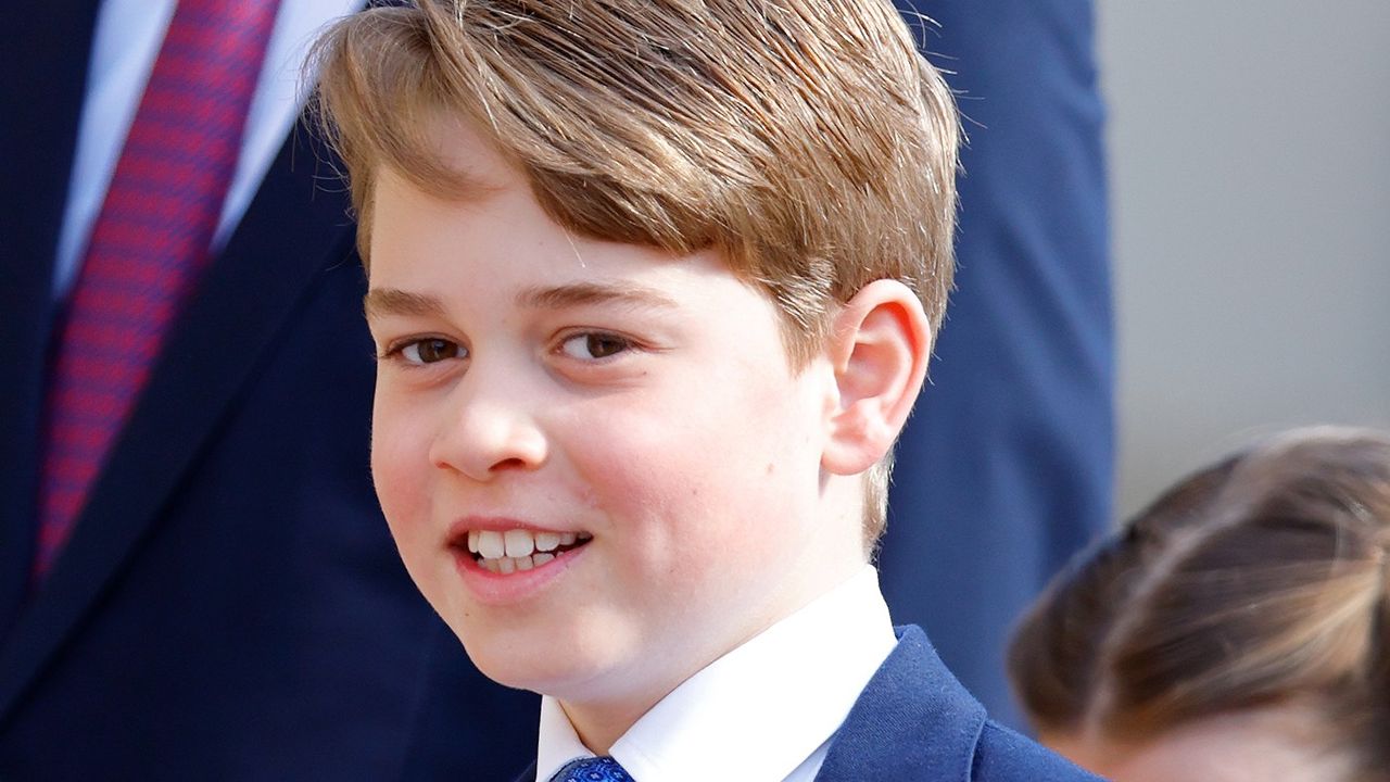 Prince George at the Easter Service in 2023