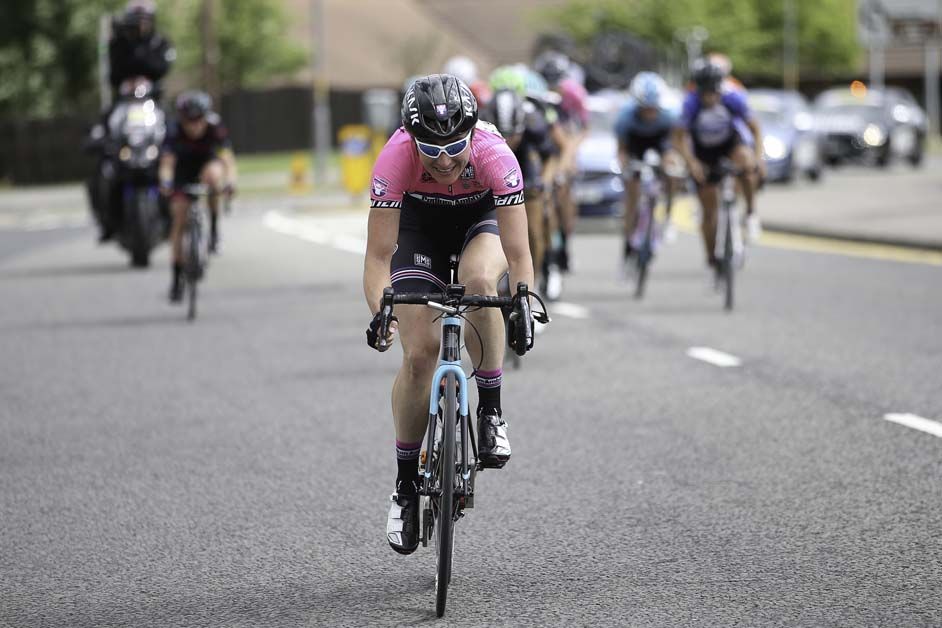 Sarah Storey spent most of the day in the break