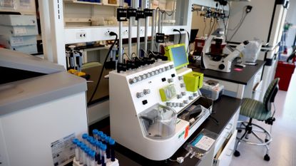 CRISPR gene-editing machine in Boston