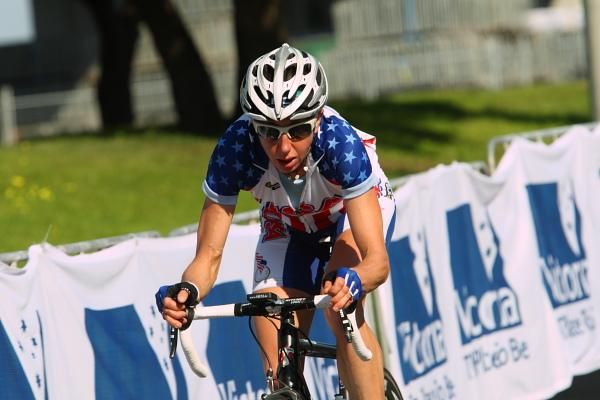 Kath Mattis (United States) claimed the Tissot Timing prize for the longest breakaway in the race