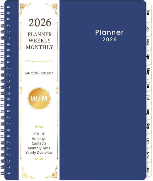 Weekly and Monthly 2026 Planner