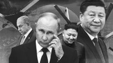 Vladimir Putin, Xi Jinping, Kim Jong Un and Benjamin Netanyahu