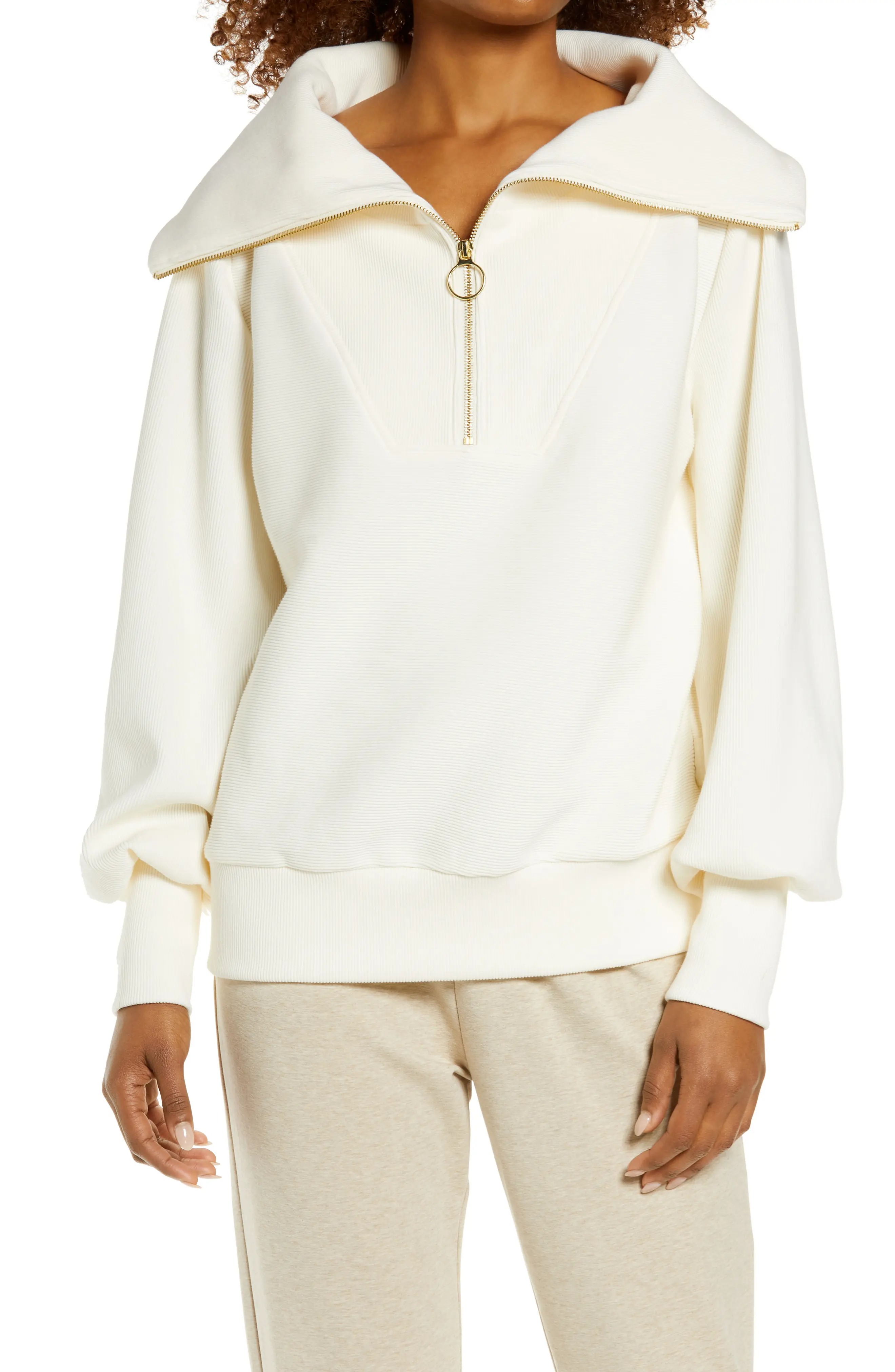 Varley, Vine Ottoman Half Zip Pullover