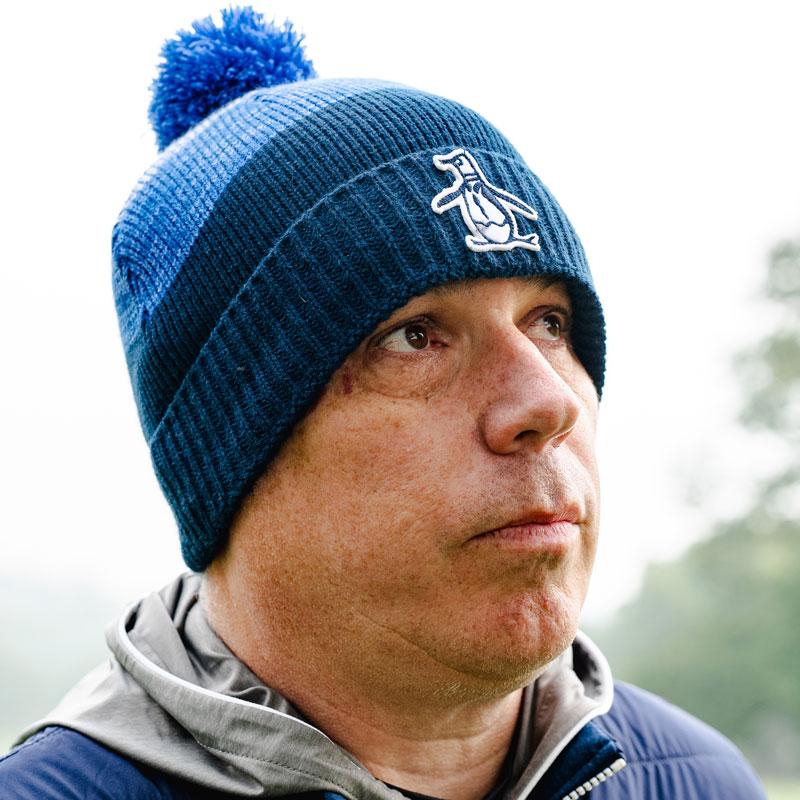 Original Penguin Rib Cuff Pom Beanie