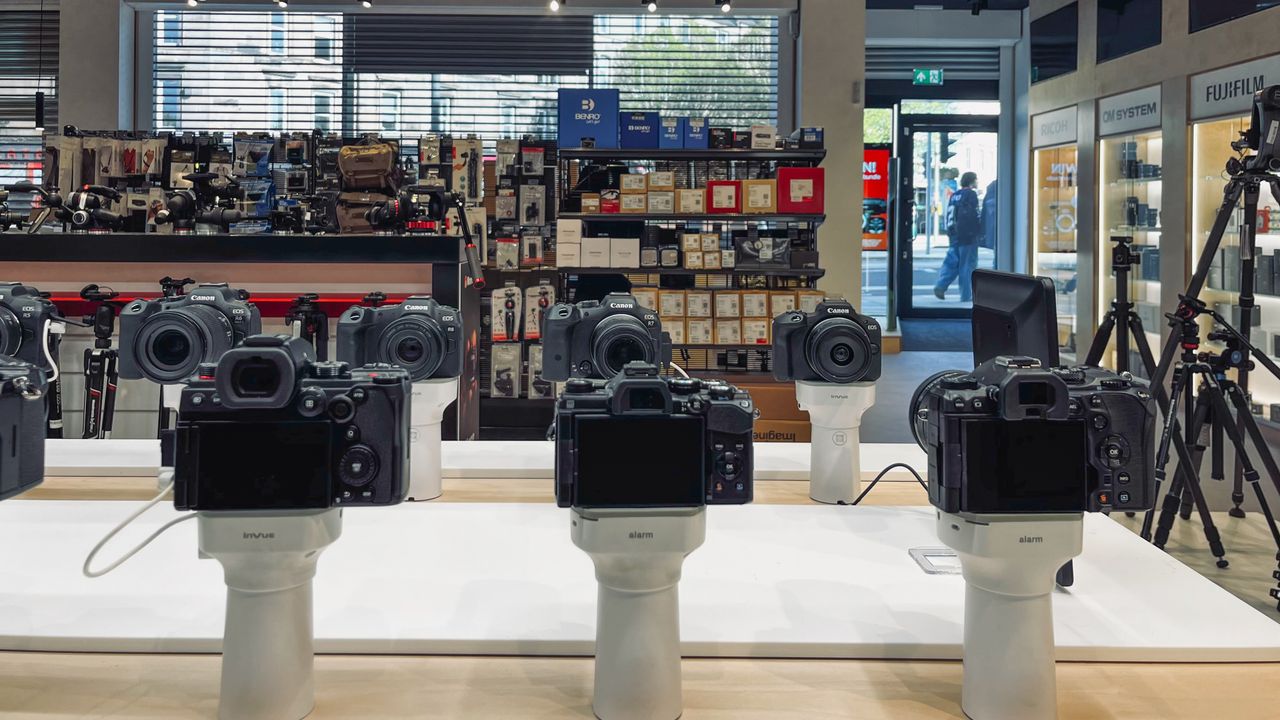 Interior of new Wex Photo Video Edinburgh store