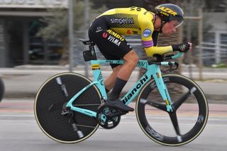 Primoz Roglic on the final-day time trial at Tirreno-Adriatico