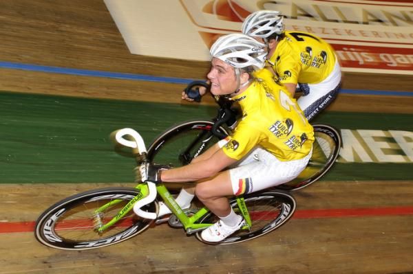Tosh Van Der Sande and Andreas Mueller (Euro Tyre).