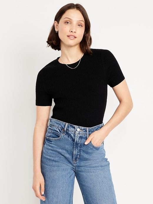 Textured Boucl&eacute; T-Shirt