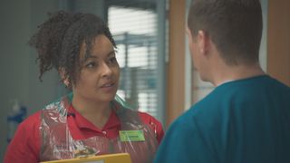 The new Casualty trailer reveals something is brewing between Donna and Max!