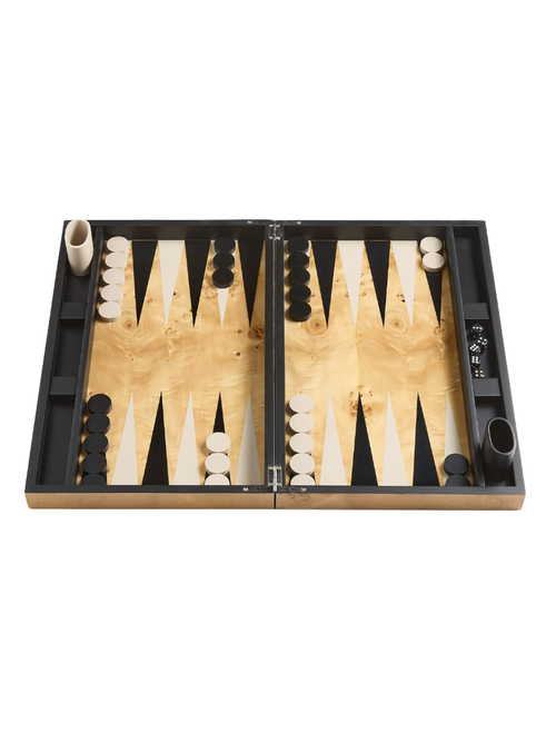 Burlwood Backgammon Game