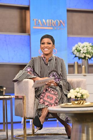 Tamron Hall hosts her eponymous talk show for Disney.