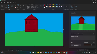 Paint using Microsoft Cocreator in Windows 11