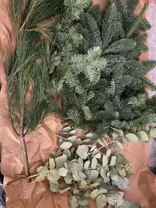 tree clipping wreath