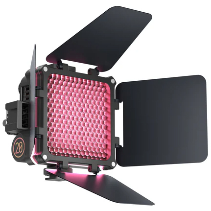 Zhiyun FIVERAY M20C constant LED light in a white square