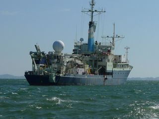 The research vessel Knorr.