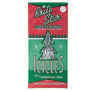 Brite Star Tinsel Icicles, 1000 Strands Per Package