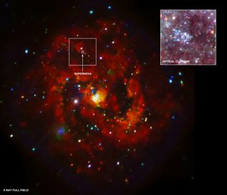 sn1957d m83 supernova remnant