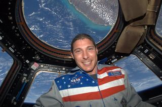 Mike Hopkins Tweets Selfie from ISS Cupola