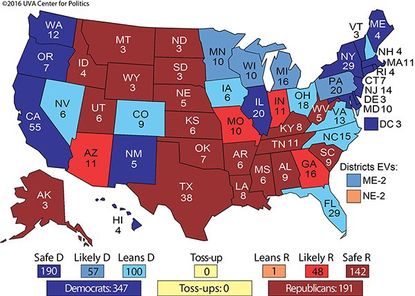 This electoral map isn't good for Donald Trump