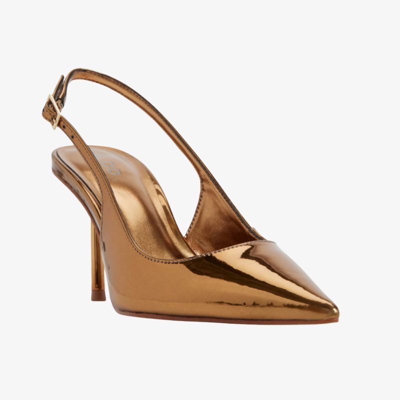 Image of gold heels