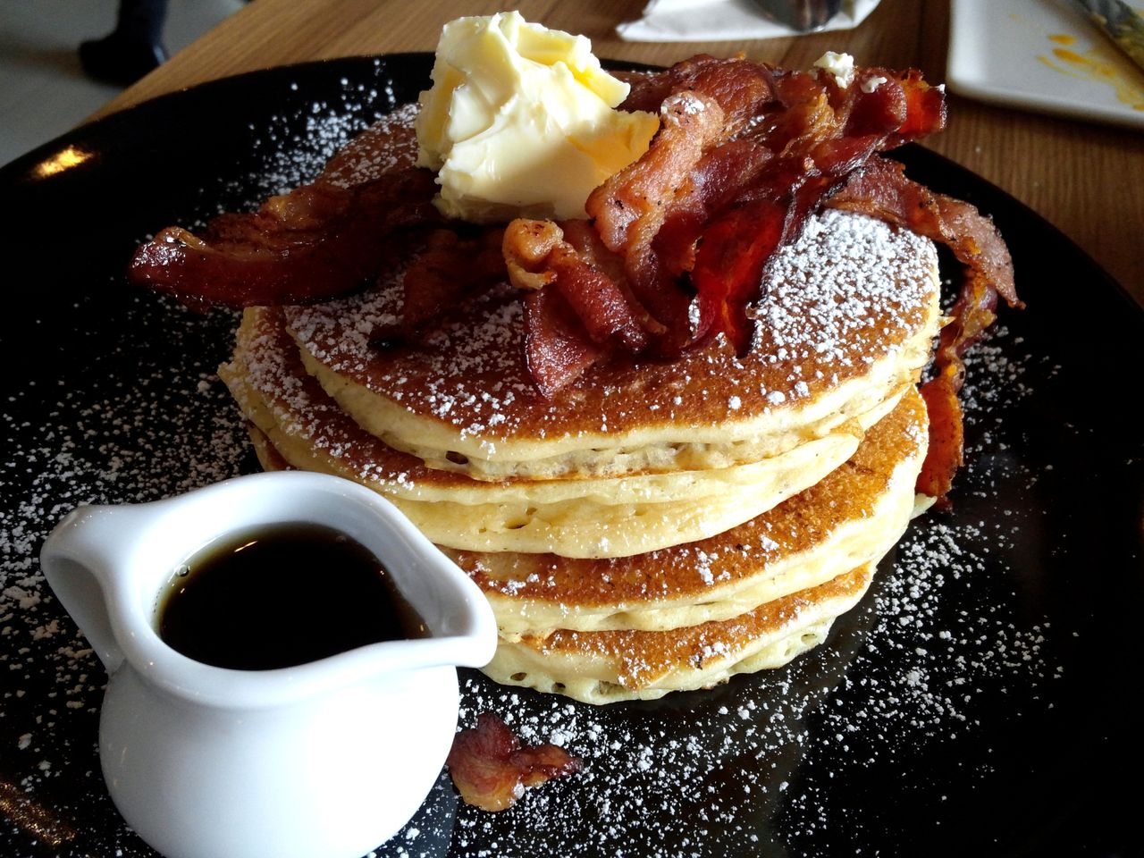 Bacon pancakes