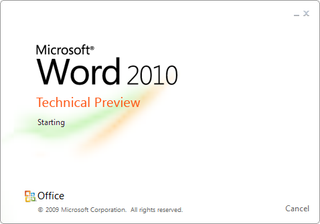 Office 2010 Technical Preview: Coming in July