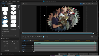 The new Mask Designer adds eye-catching features to your footage.