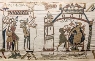 Comet Halley on the Bayeux Tapestry.