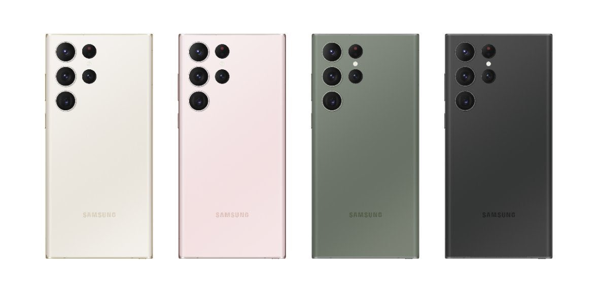 Samsung Galaxy S23 Ultra leaked colors